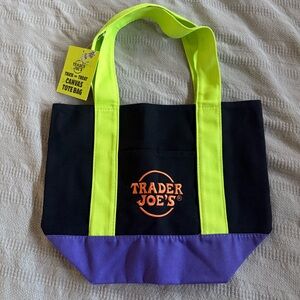 Trader Joe’s mini Halloween canvas tote bag